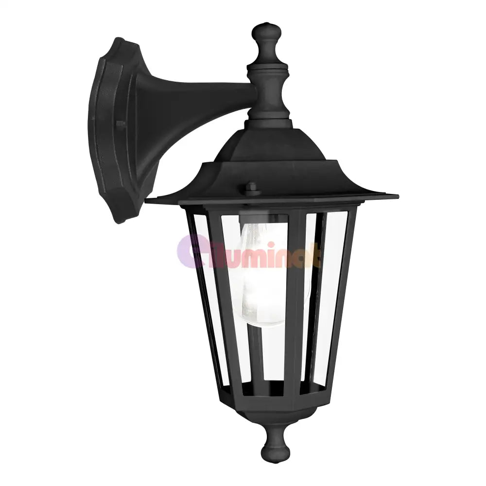 Aplica Exterior Tip Felinar LATERNA 4 Black 35CM NEAGRA / APLICA PERETE Wall Light Fixtures