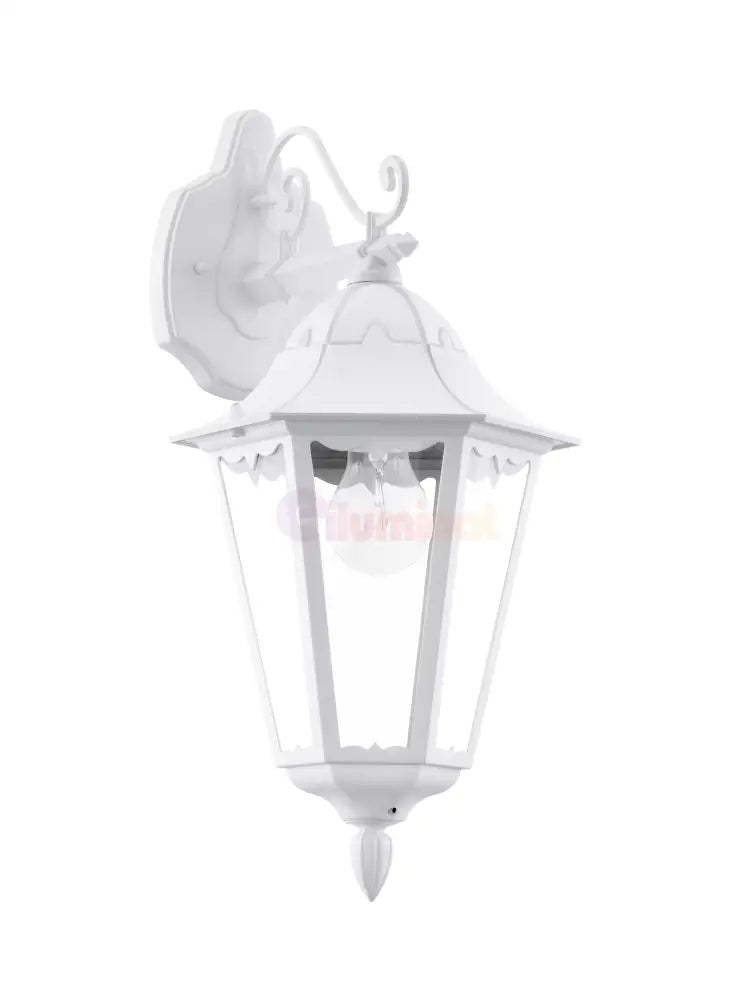 Aplica Exterior Tip Felinar NAVEDO White 47.5CM Eglo ALBA / APLICA PERETE Wall Light Fixtures