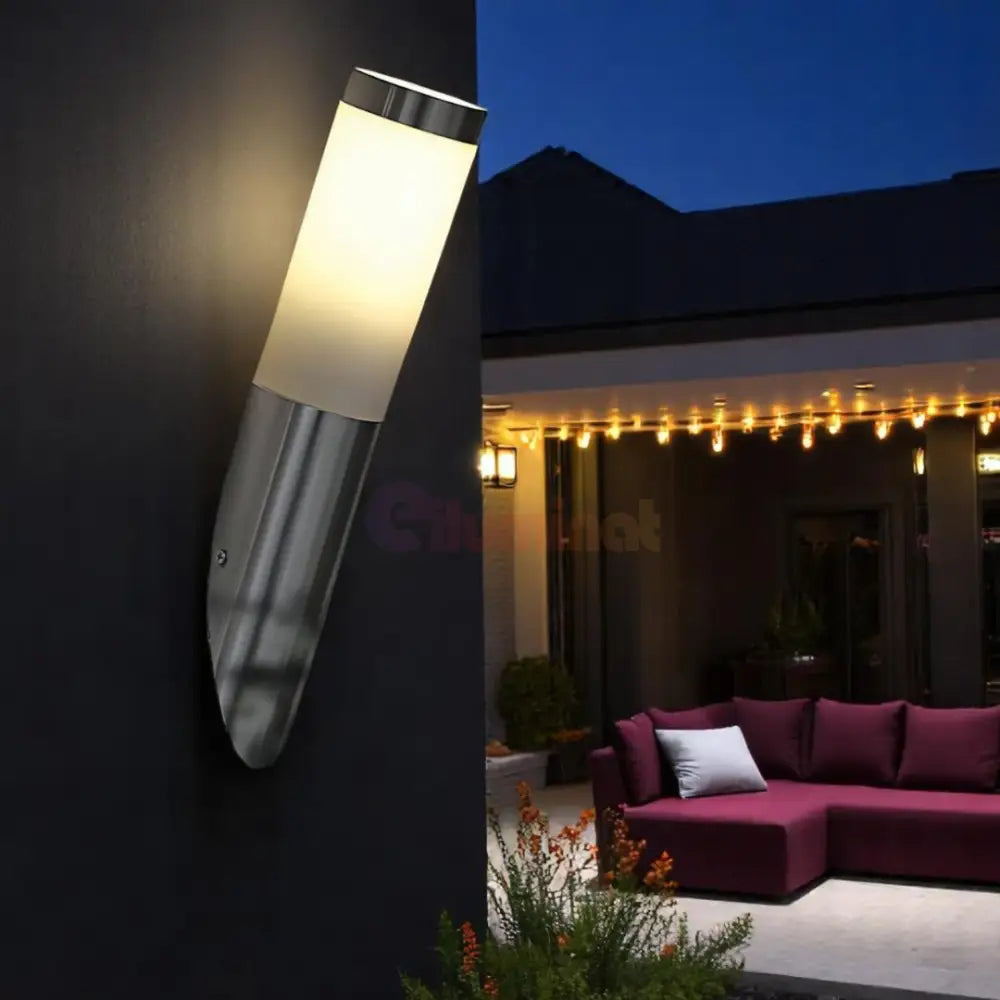 Aplica Inox HELSINKI E27 IP55 81753 APLICA PERETE / ARGINTIE Lighting Fixtures