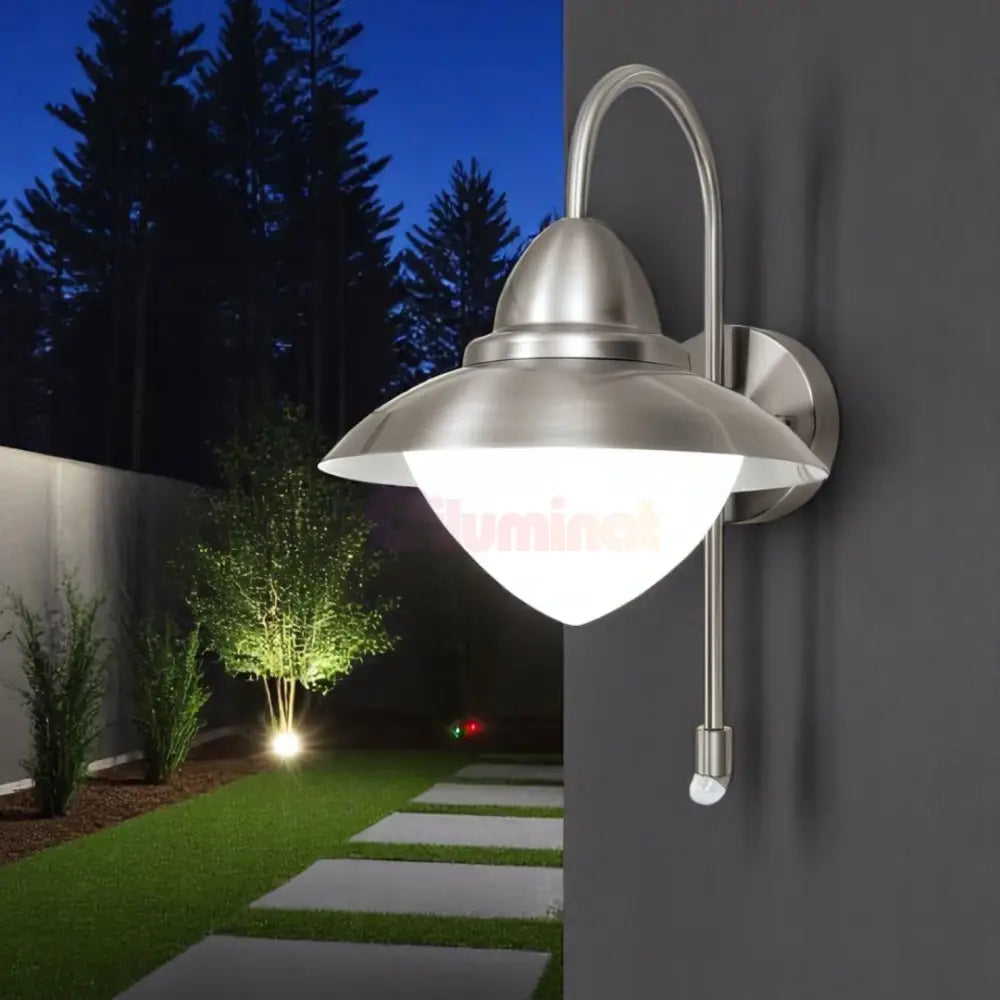 Aplica Inox SIDNEY E27 IP44 87105 APLICA PERETE / ARGINTIE Lighting Fixtures