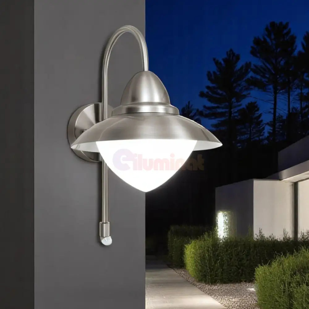 Aplica Inox SIDNEY E27 IP44 87105 APLICA PERETE / ARGINTIE Lighting Fixtures
