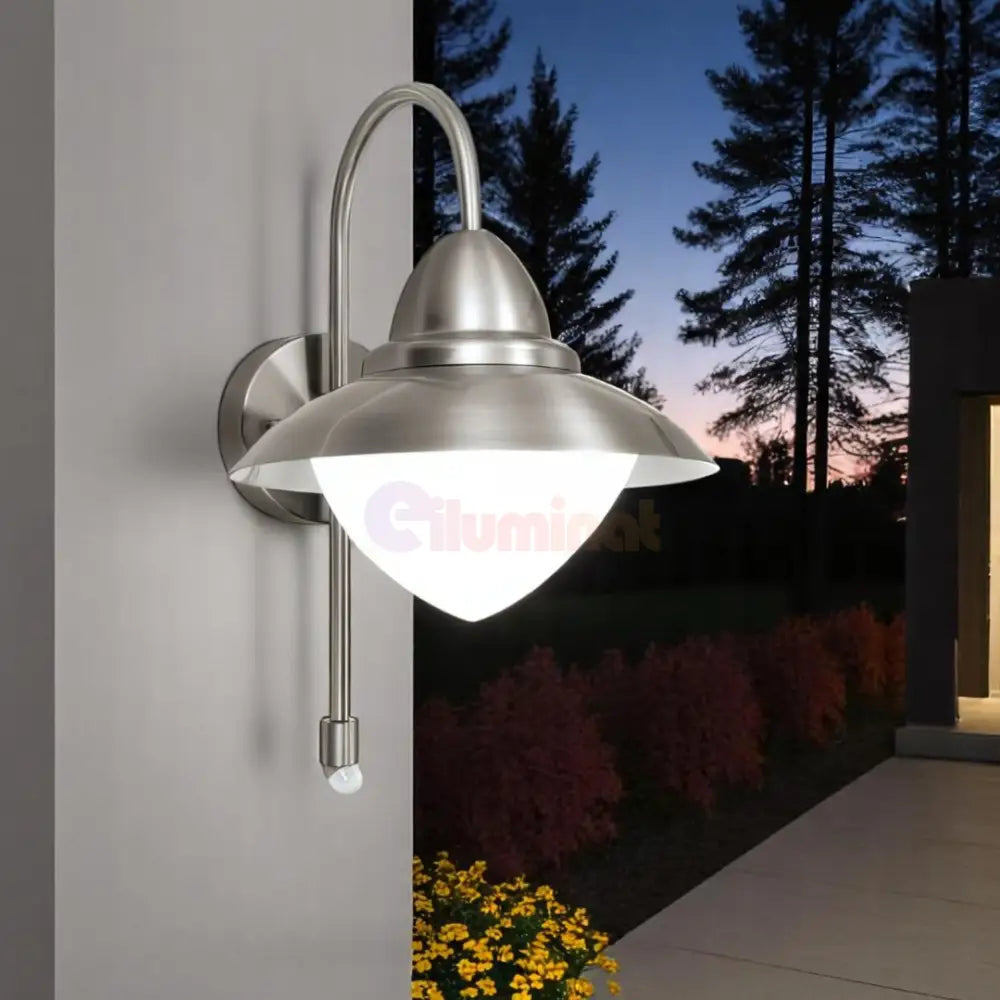 Aplica Inox SIDNEY E27 IP44 87105 APLICA PERETE / ARGINTIE Lighting Fixtures