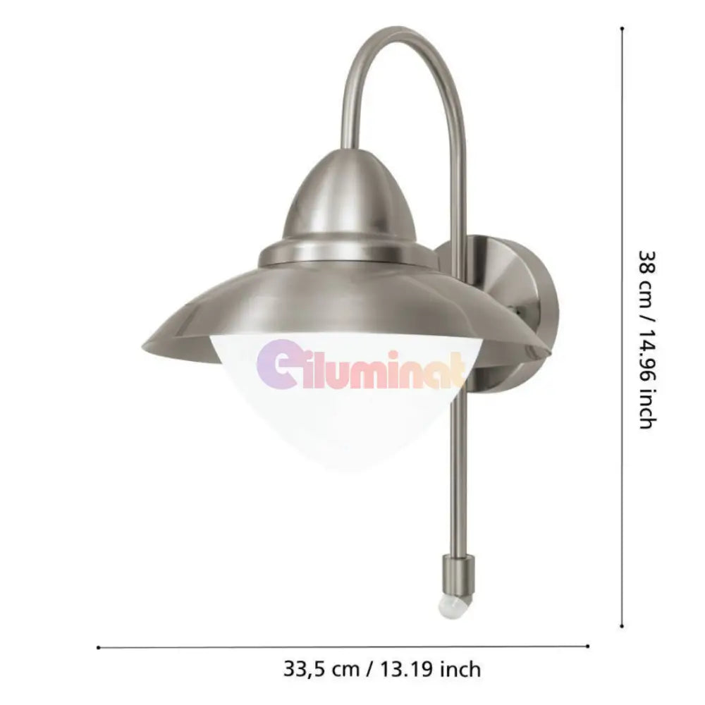 Aplica Inox SIDNEY E27 IP44 87105 APLICA PERETE / ARGINTIE Lighting Fixtures