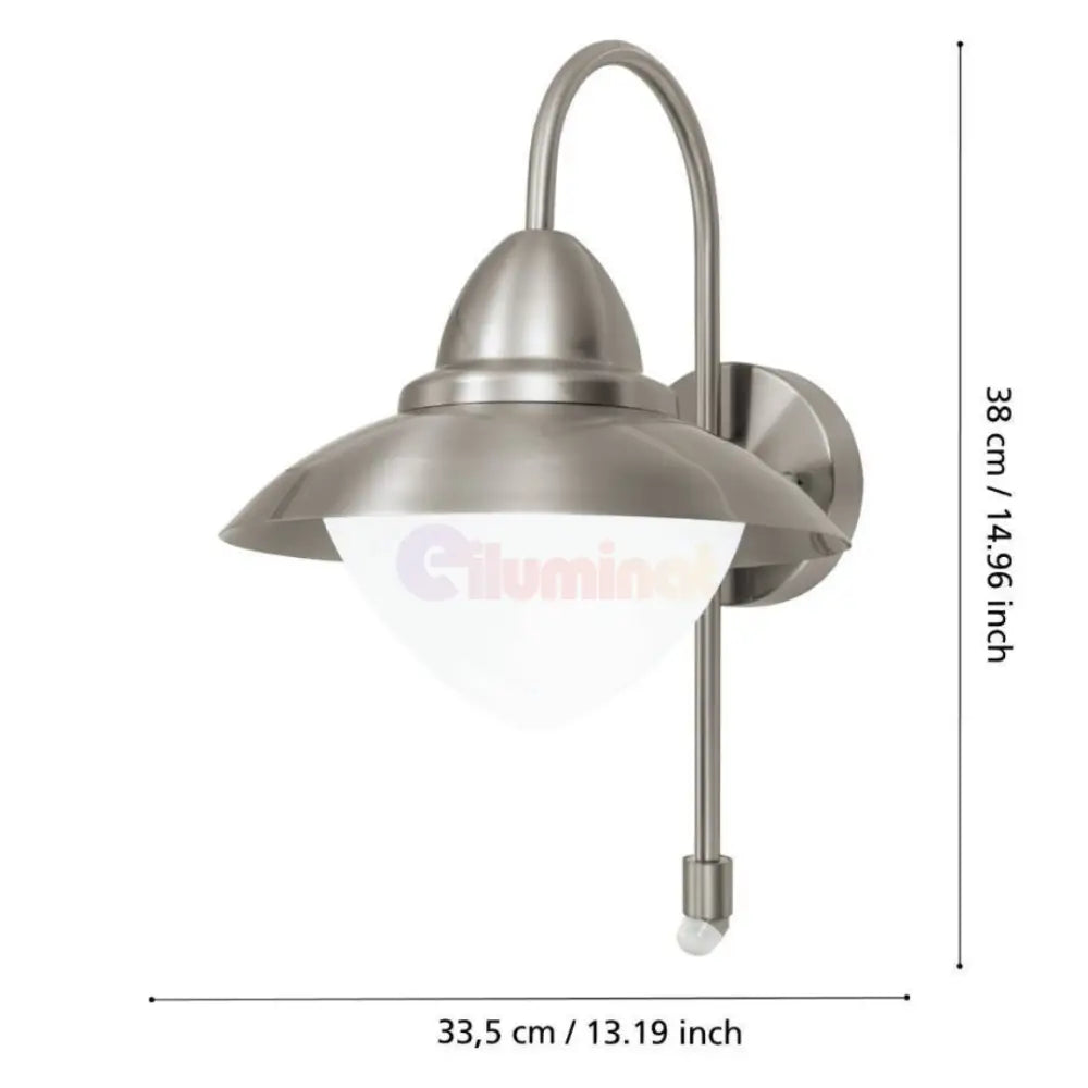 Aplica Inox SIDNEY E27 IP44 87105 APLICA PERETE / ARGINTIE Lighting Fixtures