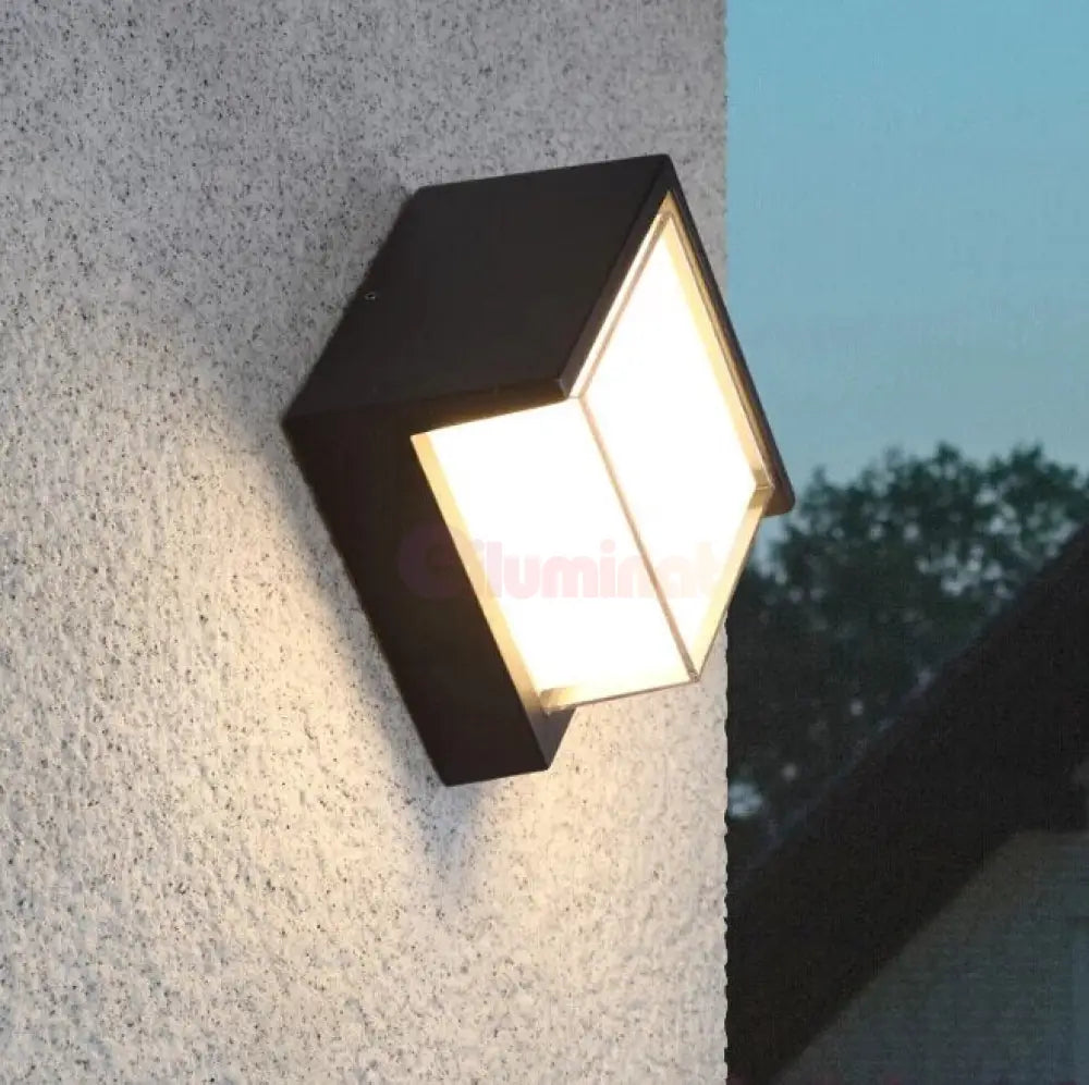 Aplica Led 15W Square Suga Exterior Wall Light Fixtures