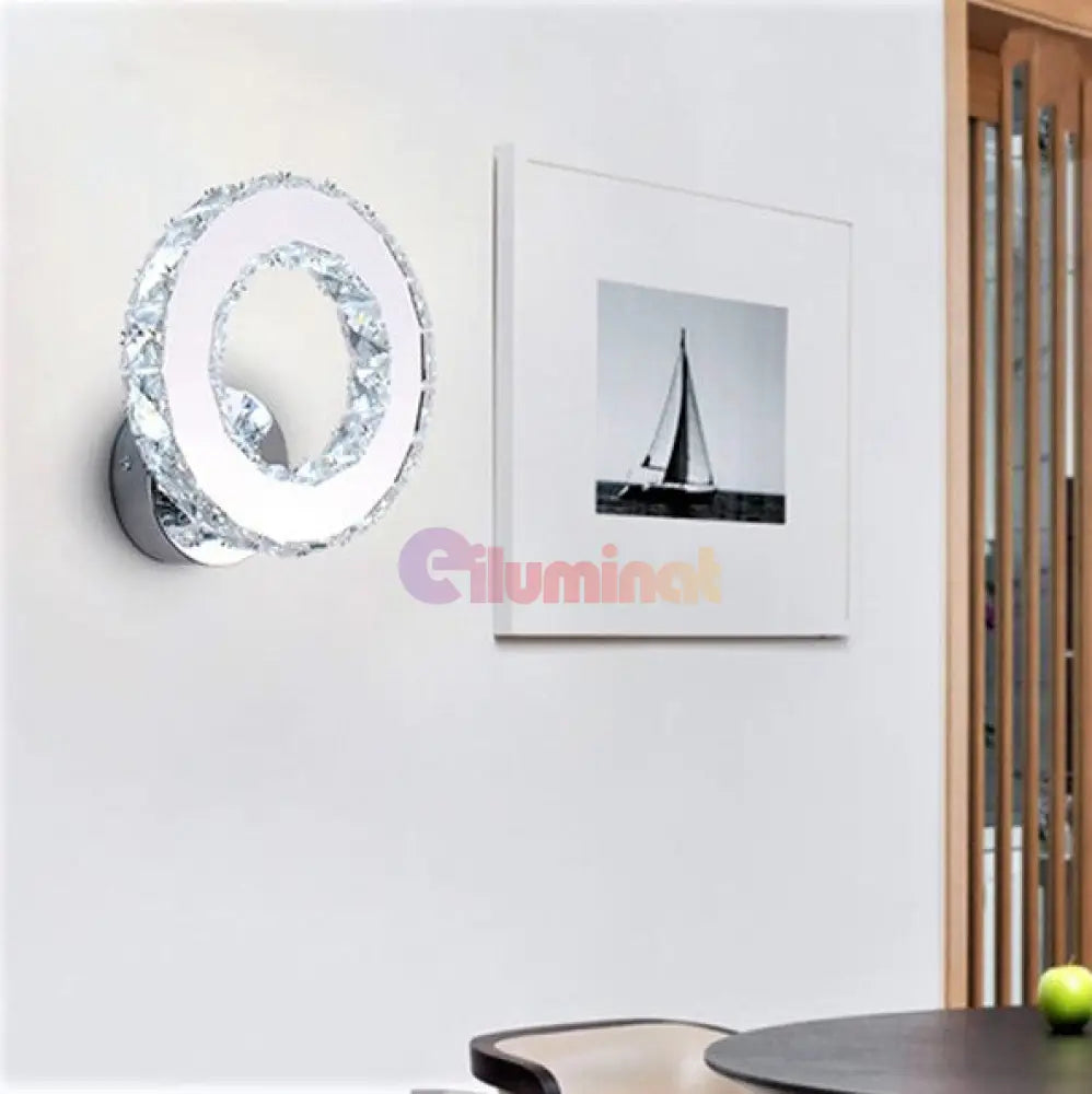 Aplica Led 16W Cristal Ring Wall Light Fixtures