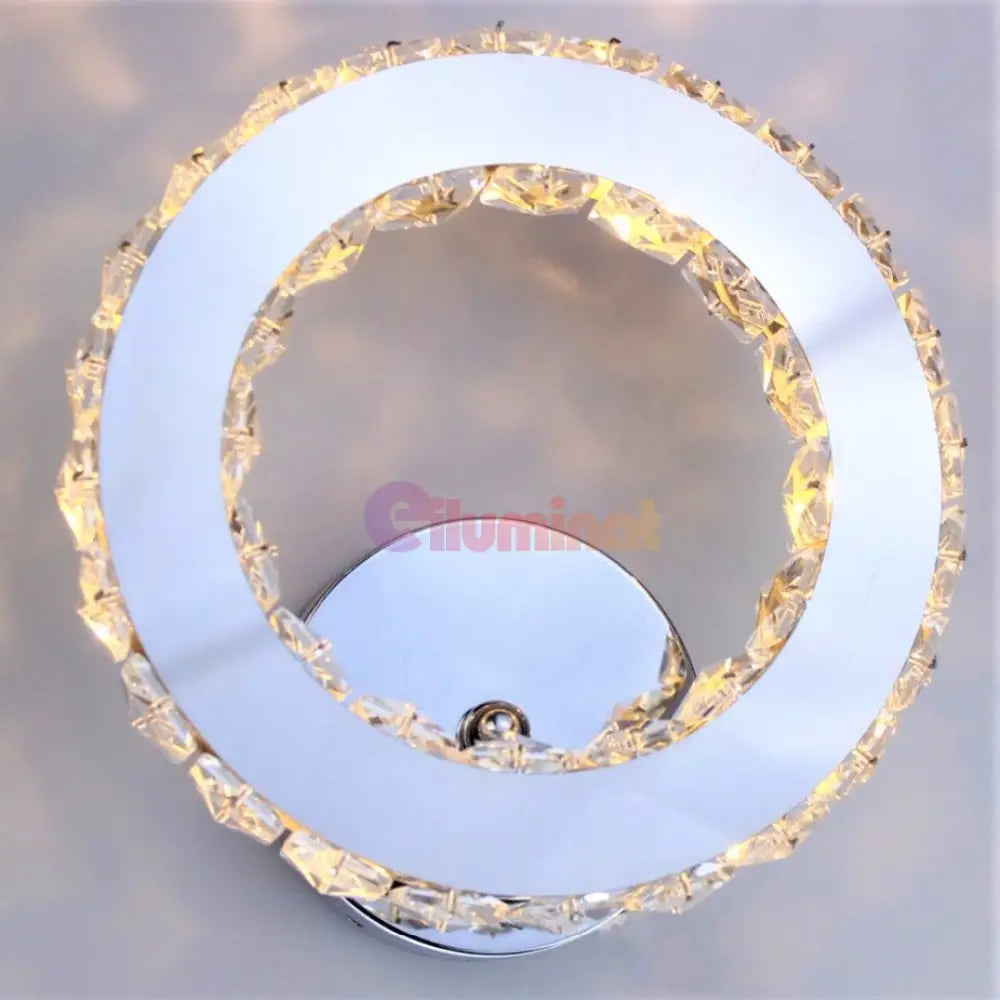 Aplica Led 16W Cristal Ring Wall Light Fixtures