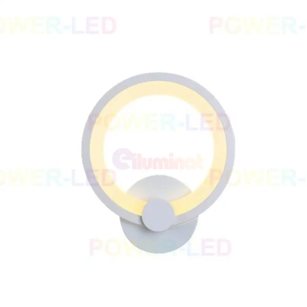 Aplica Led 16W Round Alba 3 Functii Echivalent 150W Wall Light Fixtures