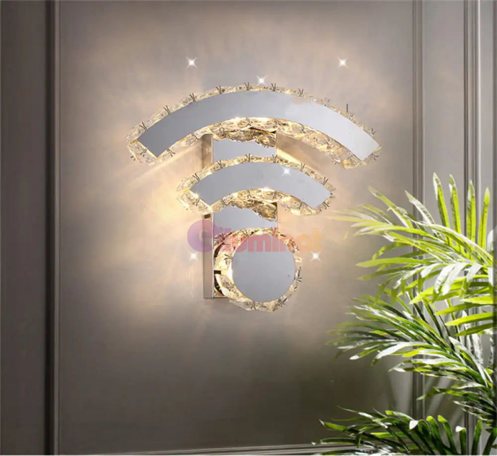 Aplica Led 18W Cristal 3 Functii Wifi Wall Light Fixtures
