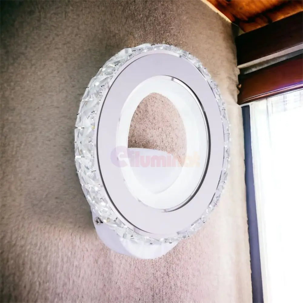 Aplica Led 18W Cristal Rotunda Alba Wall Light Fixtures