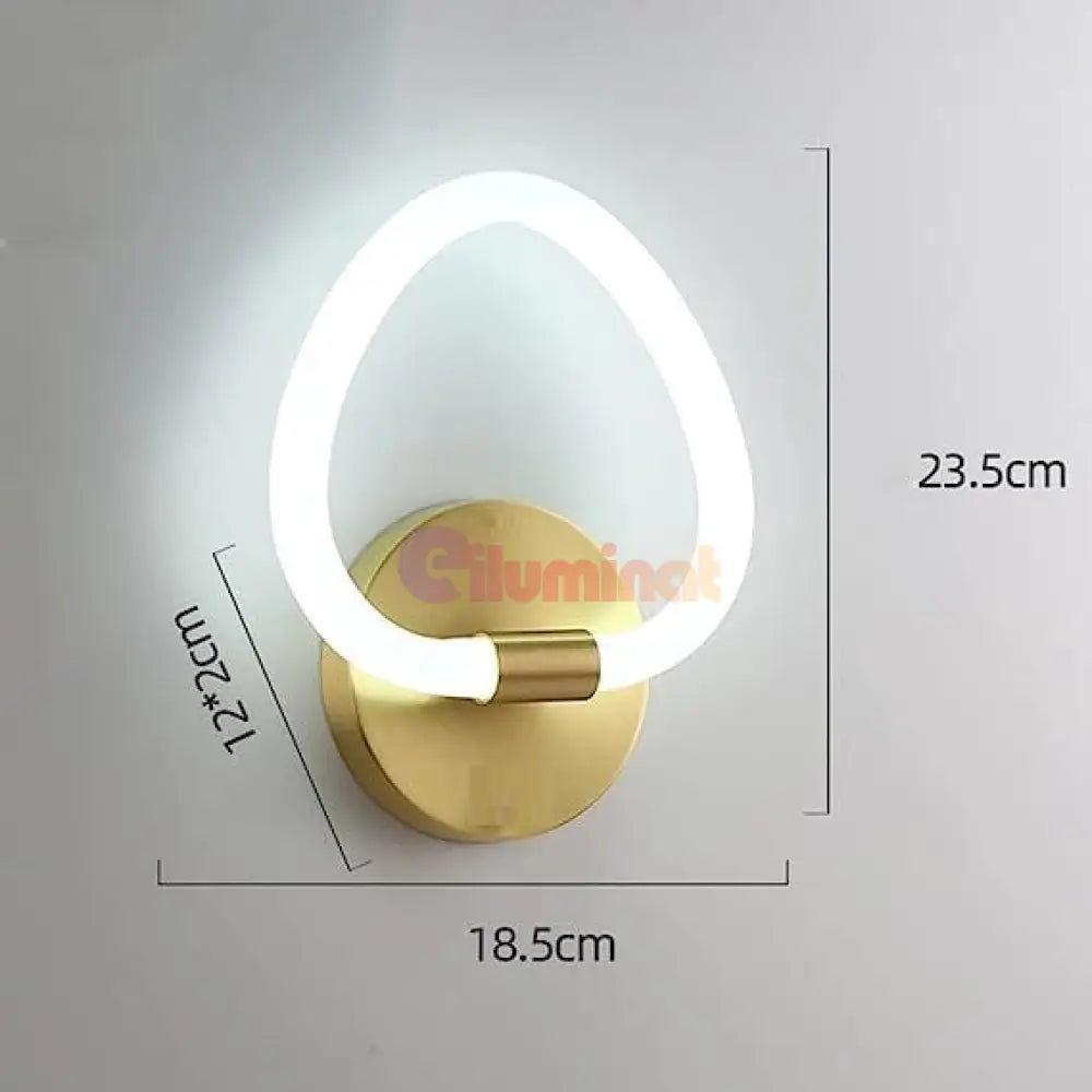 Aplica Led 18W Heart Superbright 4000K Echivalent 150W Wall Light Fixtures