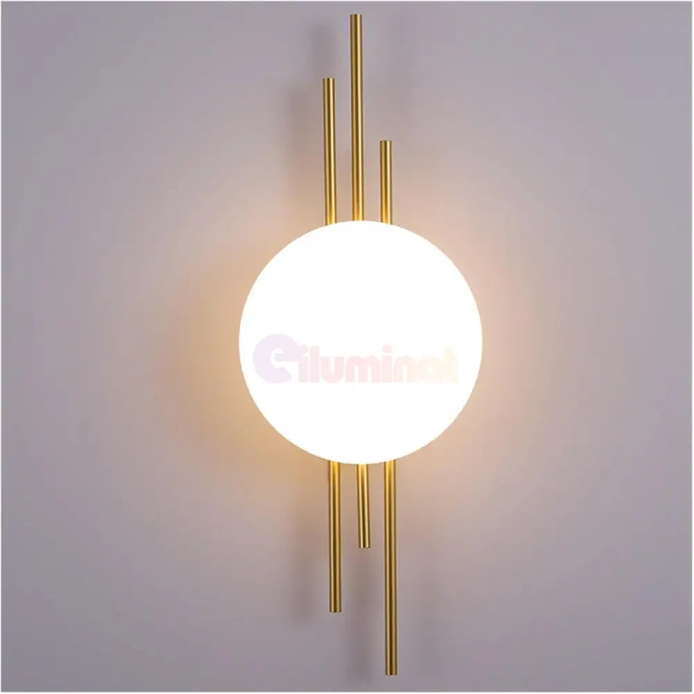 Aplica LED 20W Luxury Fine Lines Gold AURIE / APLICA PERETE / MINIMALIST DESIGN Wall Light Fixtures