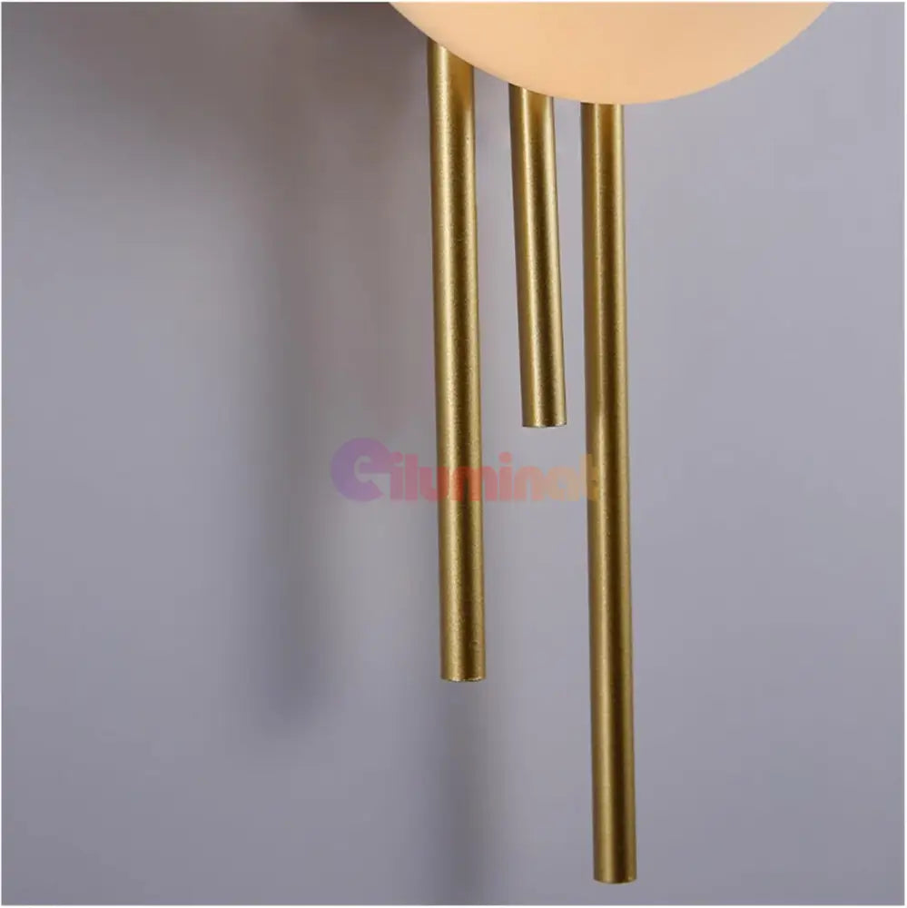 Aplica LED 20W Luxury Fine Lines Gold AURIE / APLICA PERETE / MINIMALIST DESIGN Wall Light Fixtures