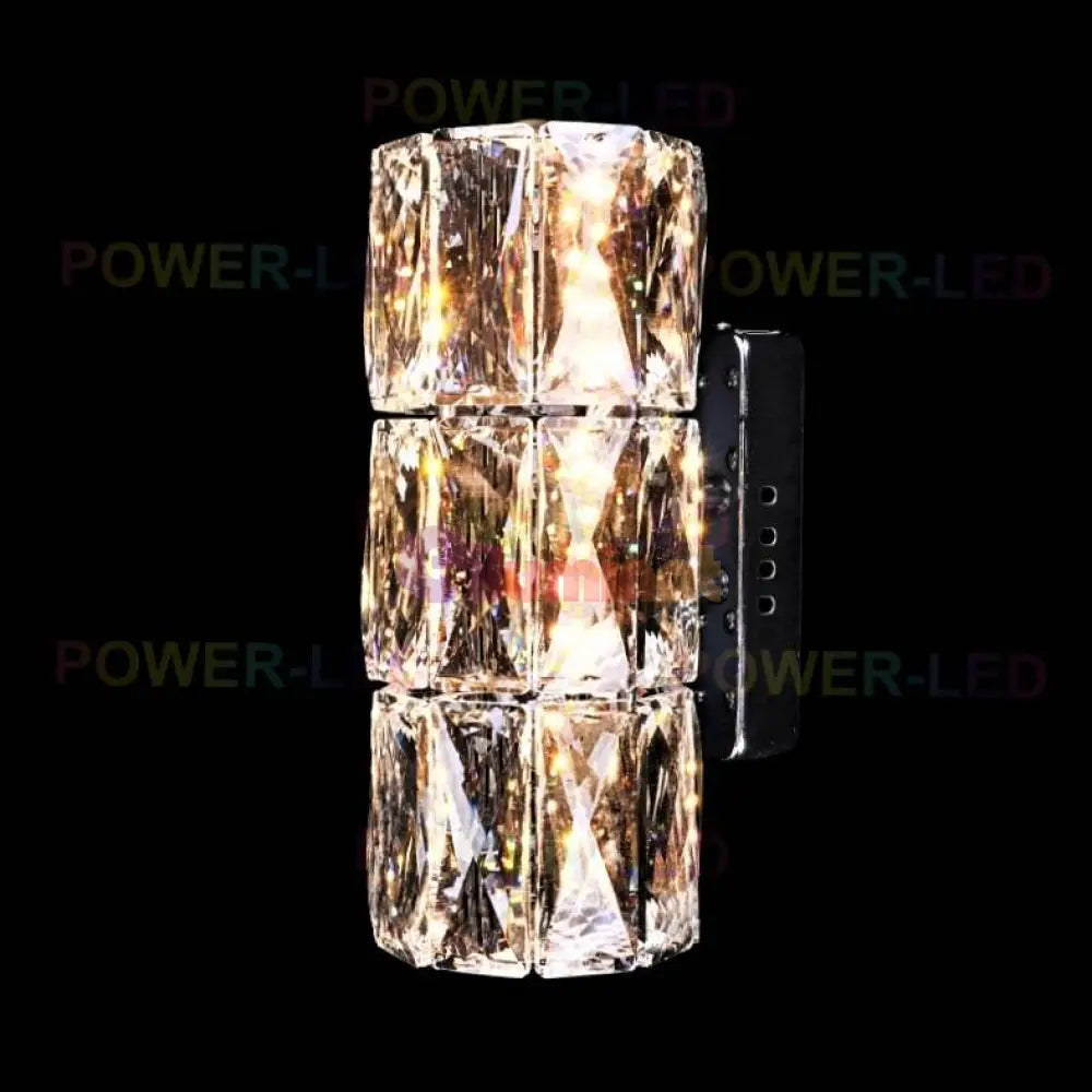 Aplica Led 24W Cristal Cilindru 22Cm Wall Light Fixtures