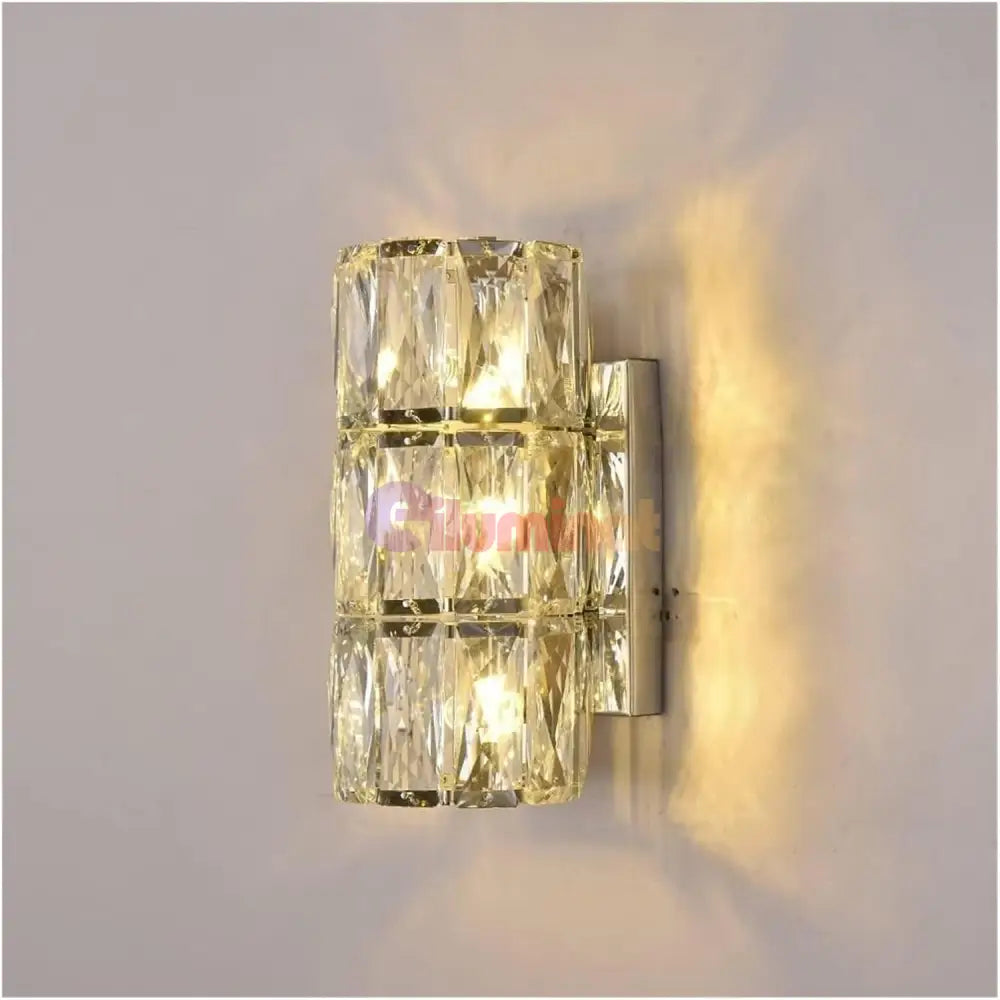 Aplica Led 24W Cristal Cilindru 22Cm Wall Light Fixtures