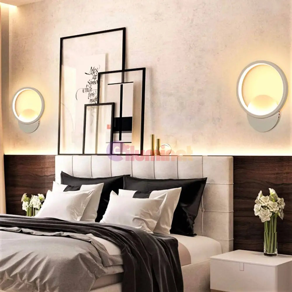 Aplica Led 28W Round Alba Slim 3 Functii Wall Light Fixtures