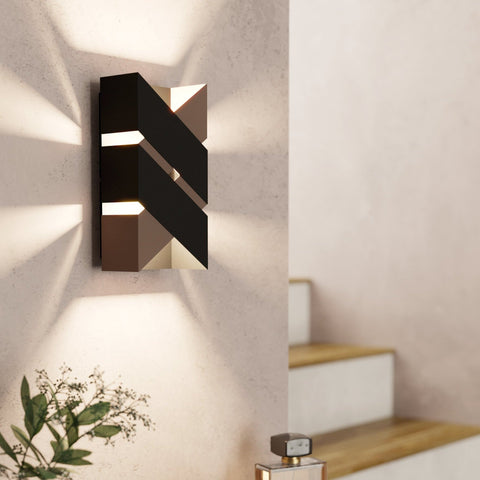Aplica LED 5W GURARE Negru+Maro Resigilat R3