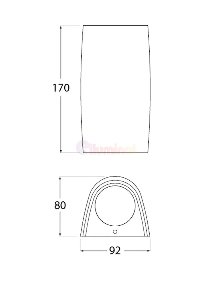 Aplica Led 2X6W Gu10 Cct Marta Exterior Neagra Fumagalli Exterior Wall Light Fixture
