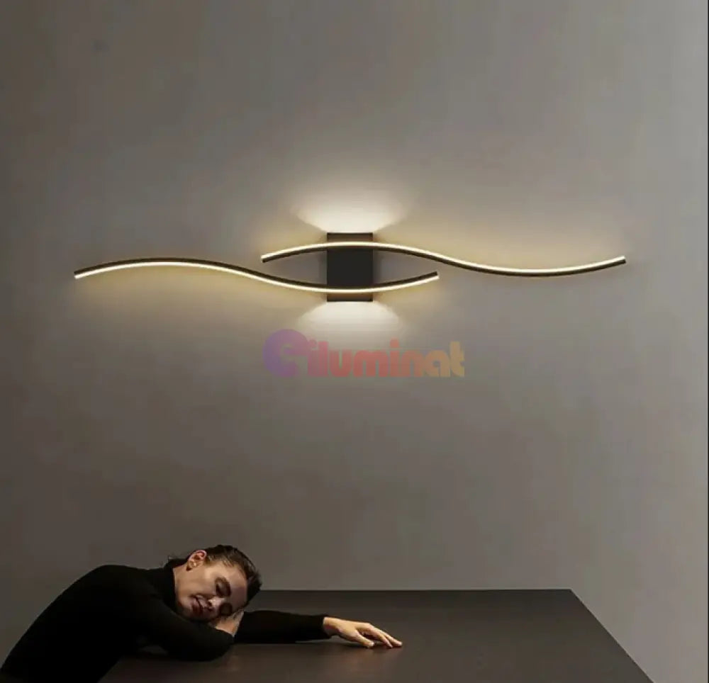 Aplica Led 44W 80Cm Modern Style Zen 9112 Wall Light Fixtures