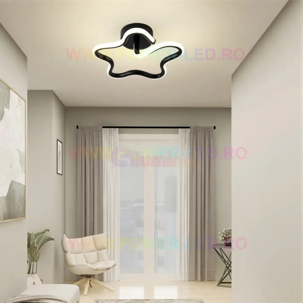 Aplica Led 36W Ministar Black Echivalent 150W Lighting Fixtures