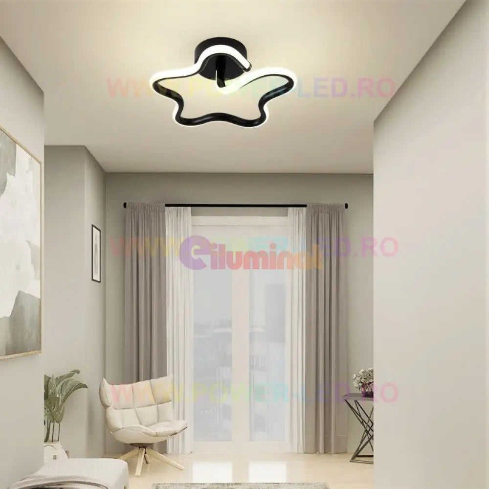 Aplica Led 36W Ministar Black Echivalent 150W Lighting Fixtures