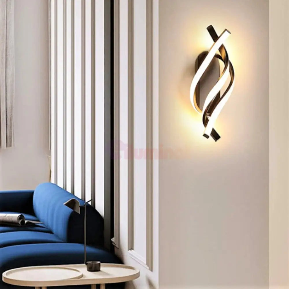 Aplica Led 38W Perete Mary Neagra Wall Light Fixtures
