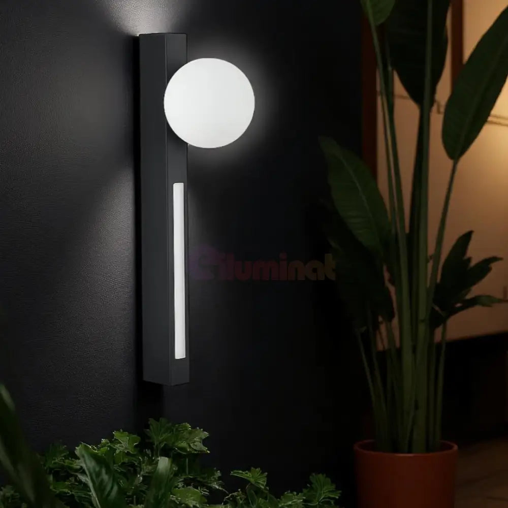 Aplica de Perete LED 6W + 1xG9 NEAGRA / APLICA PERETE Wall Light Fixtures