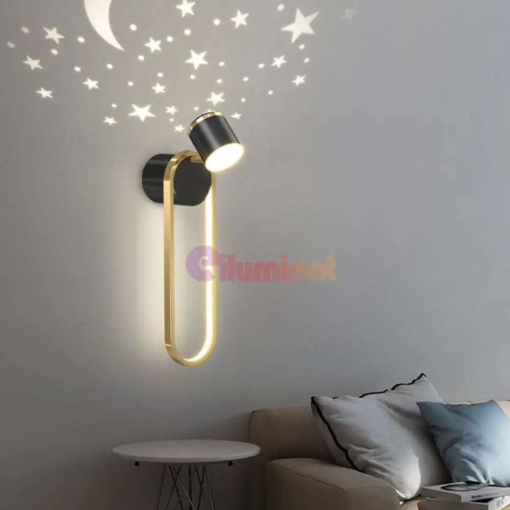 Aplica Led 40W New Design Proiectie Stelute 50Cm Wall Light Fixtures