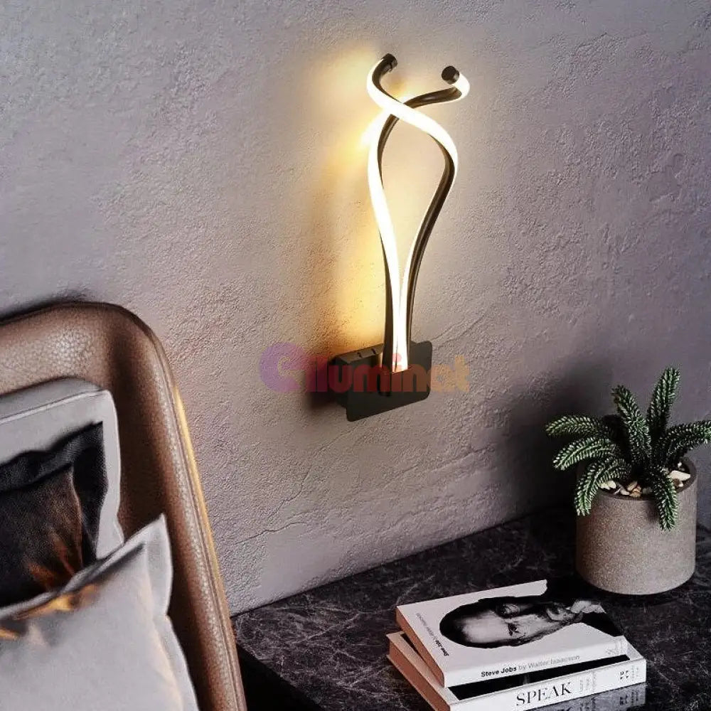 Aplica Led 40W Perete Queen Black Wall Light Fixtures