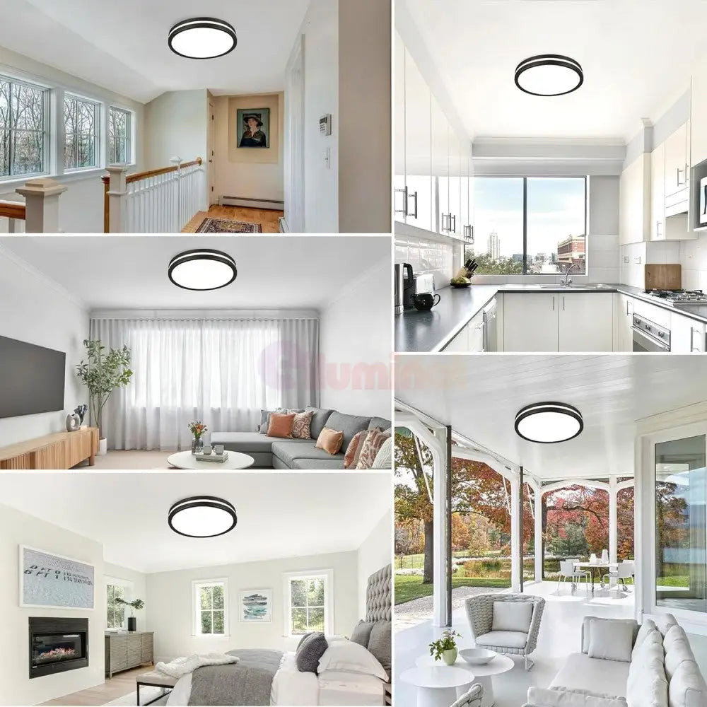 Aplica LED 40W Rotunda Miraq Neagra Exterior Lighting Fixtures