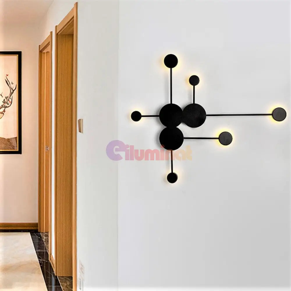 Aplica Led 45W Modern Style-6 Negru Ceiling Light Fixtures