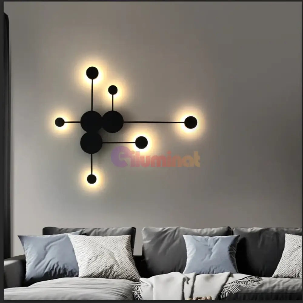 Aplica Led 45W Modern Style-6 Negru Ceiling Light Fixtures