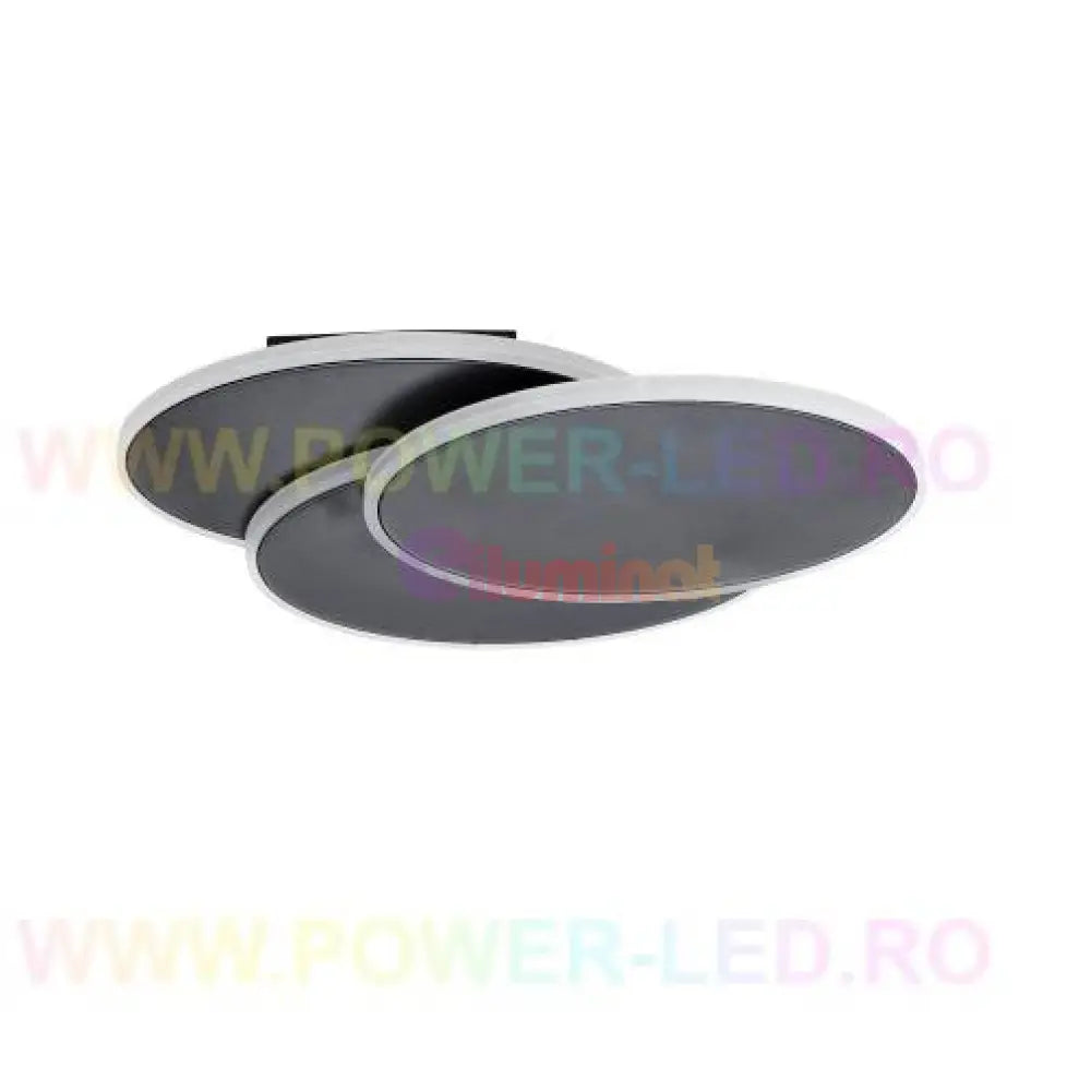 Aplica Led 48W Loops Black Echivalent 200W Lighting Fixtures