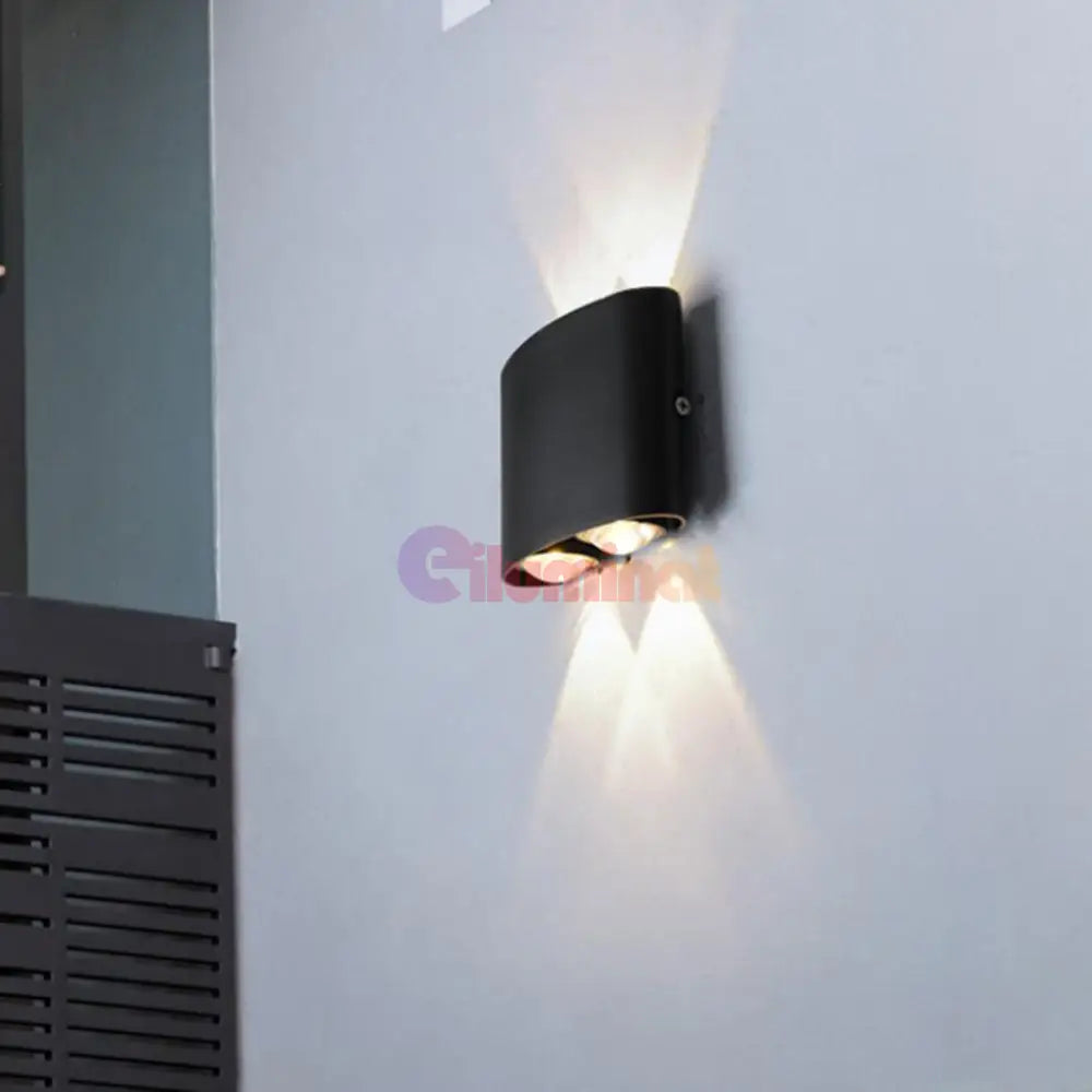 Aplica Led 4W Trio Exterior Neagra Wall Light Fixtures