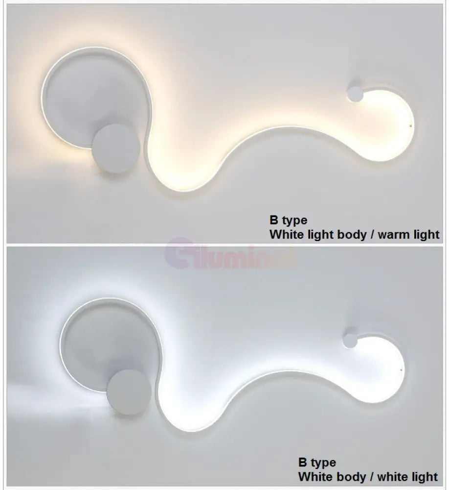 Aplica Led 60W 82Cm Gamora Alba Wall Light Fixtures