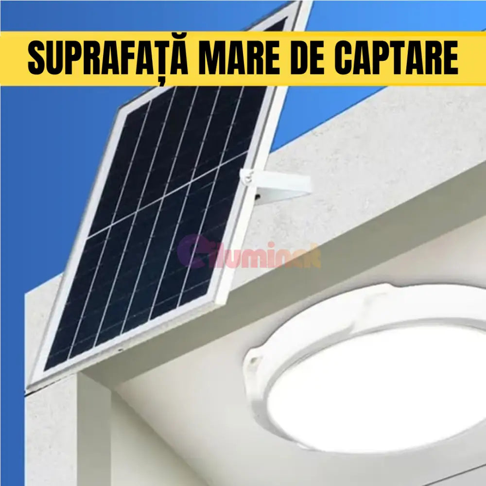 Aplica LED solara 60W cu Telecomanda 🔆 APLICA SOLARA / ALBA Wall Light Fixtures