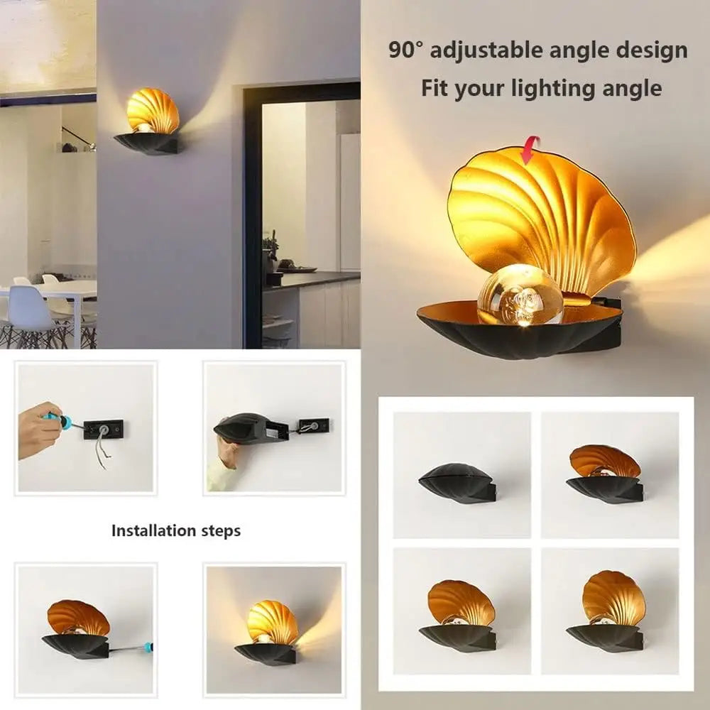 Aplica Led 6W Oyster Exterior Wall Light Fixtures