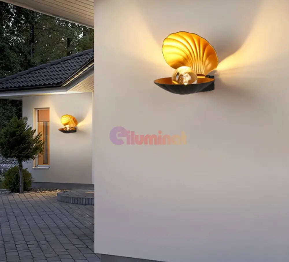 Aplica Led 6W Oyster Exterior Wall Light Fixtures