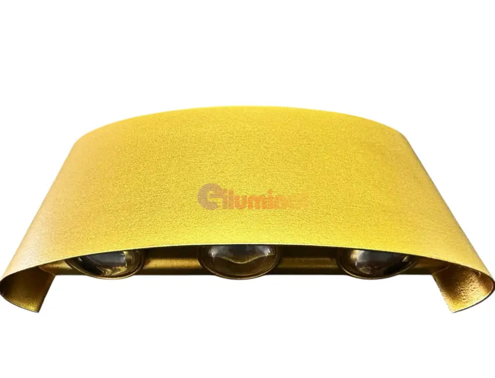Aplica Led 6W Trio Exterior Gold Wall Light Fixtures