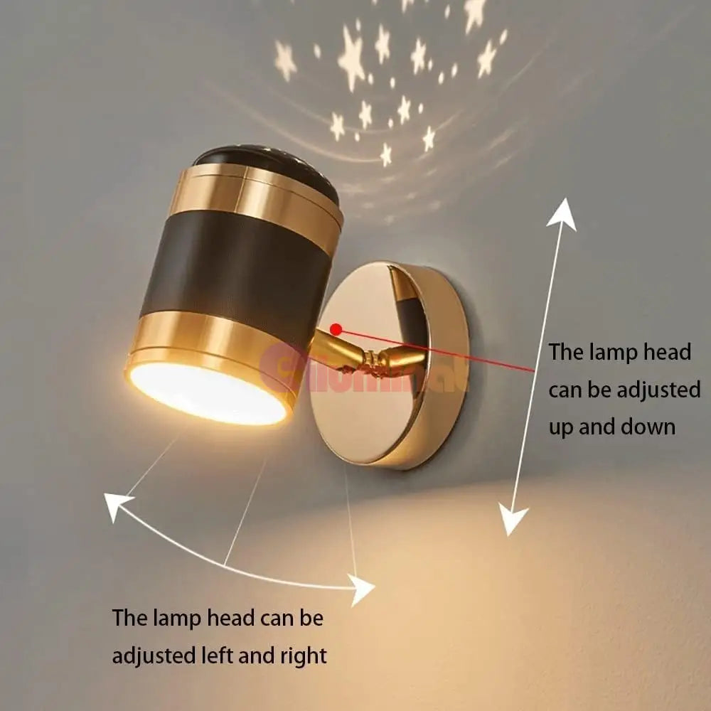 Aplica Led 7W Orientabila Proiectie Stelute 9213 Lighting Fixtures