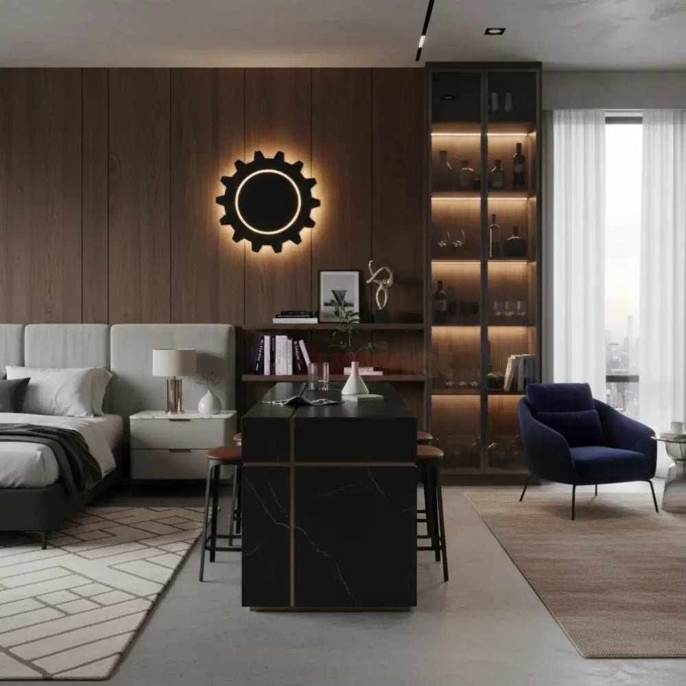 Aplica LED 8w RUVIN Black Echivalent 80W Wall Light Fixtures