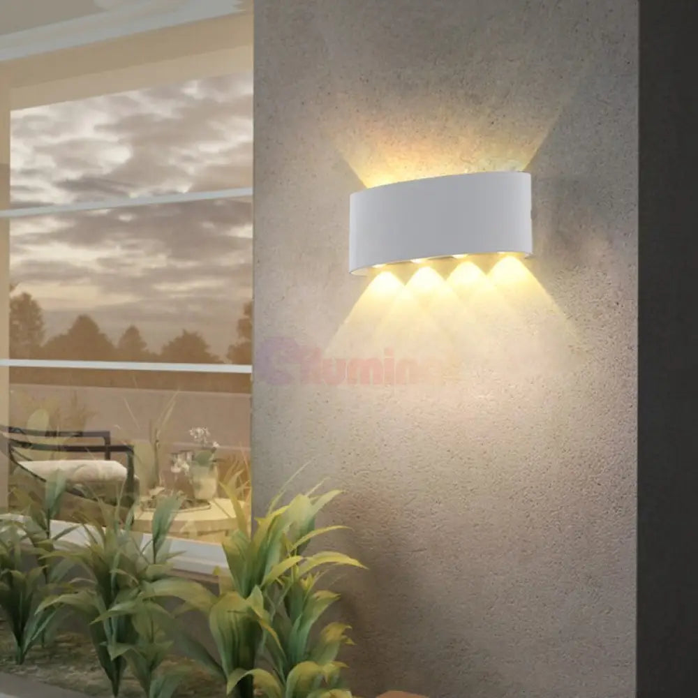 Aplica Led 8W Trio Exterior Alba Wall Light Fixtures