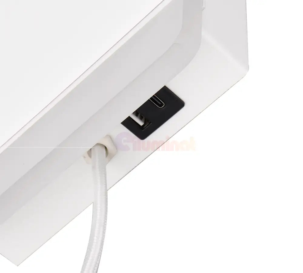 Aplica LED 9W cu Incarcare Wireless si Lumina Calda FAIRFIELD Alb ALBA / APLICA PERETE Wall Light Fixtures