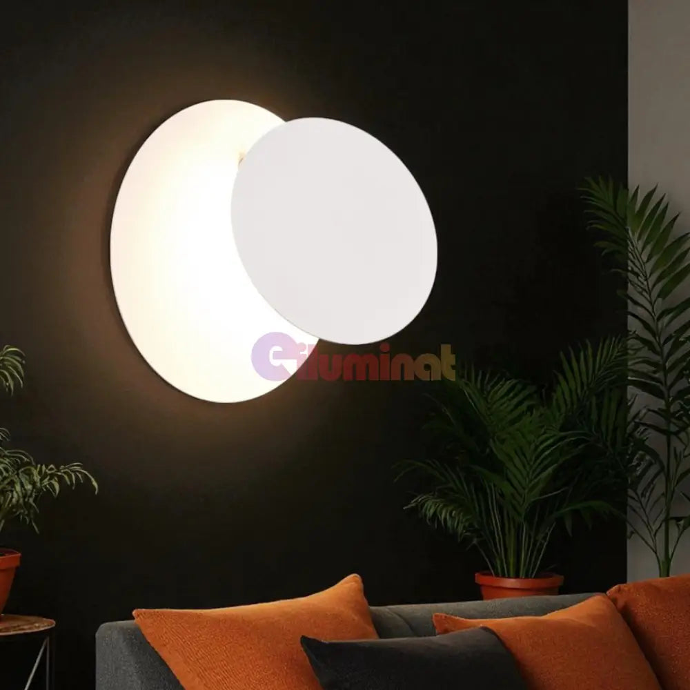 Aplica LED de Perete White MIO ALBA / 18CM Wall Light Fixtures