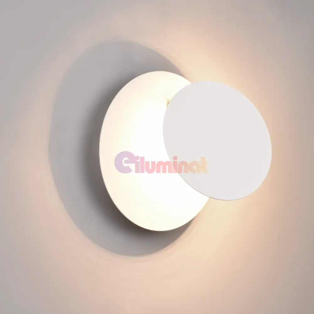 Aplica LED de Perete White MIO ALBA / 18CM Wall Light Fixtures