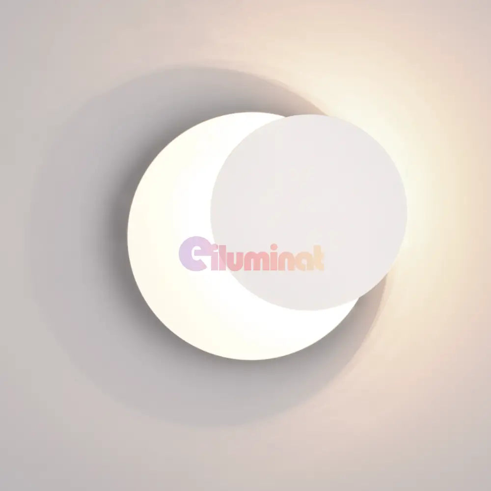 Aplica LED de Perete White MIO ALBA / 18CM Wall Light Fixtures