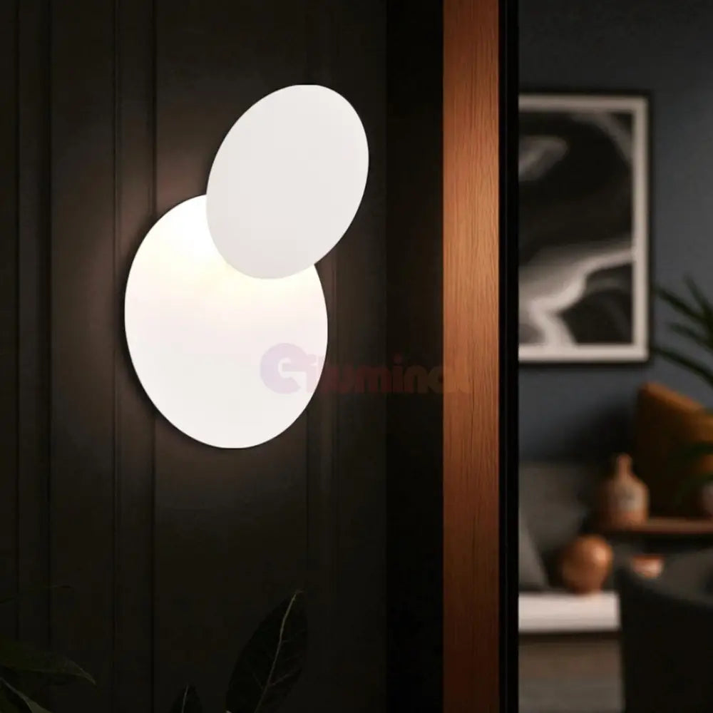 Aplica LED de Perete White MIO ALBA / 18CM Wall Light Fixtures