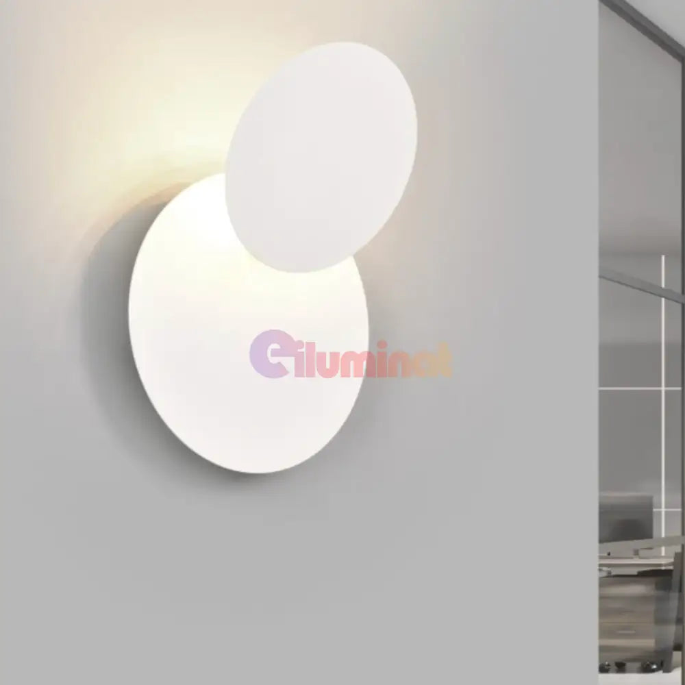 Aplica LED de Perete White MIO ALBA / 18CM Wall Light Fixtures