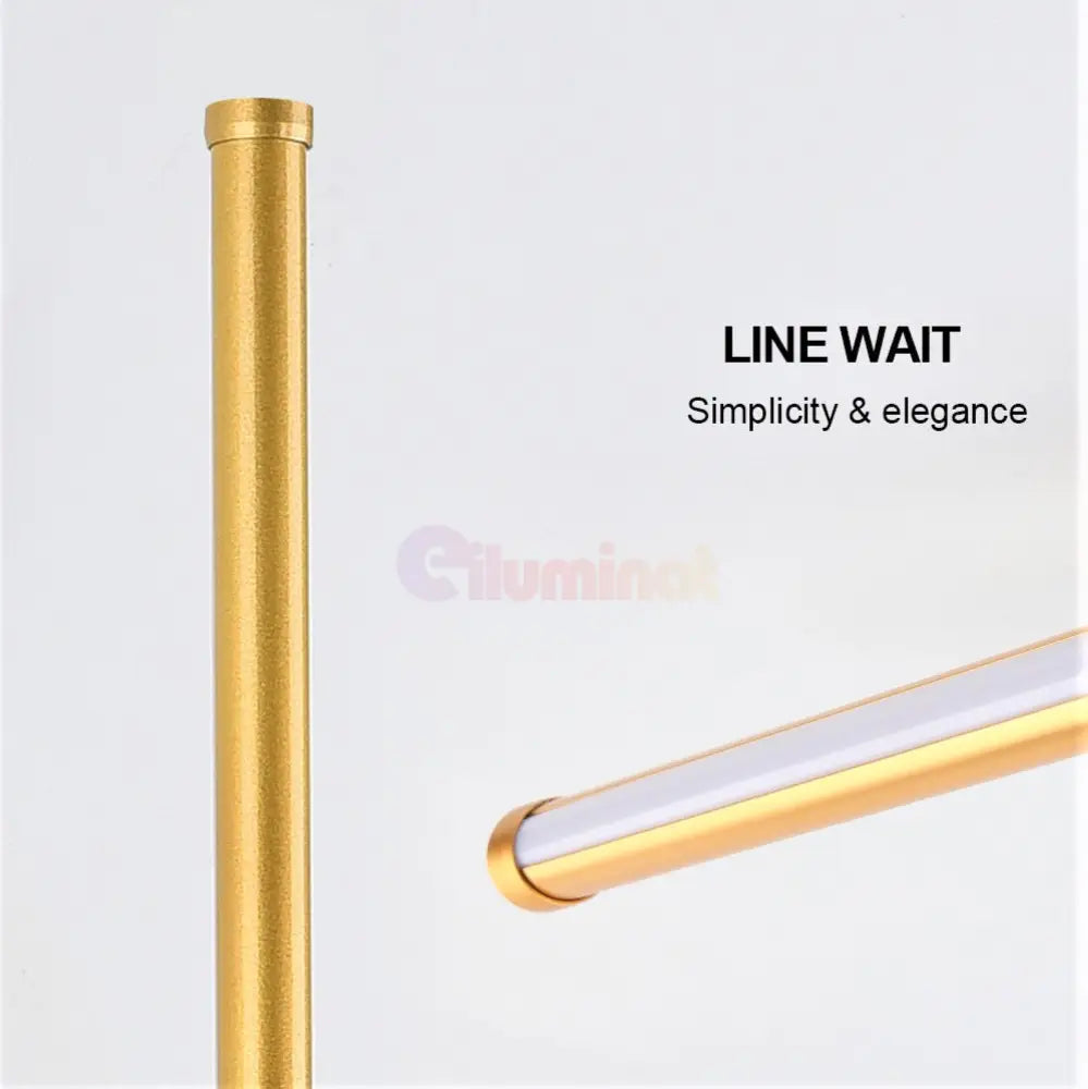 Aplica Led Alpine 12W 60Cm Gold Wall Light Fixtures