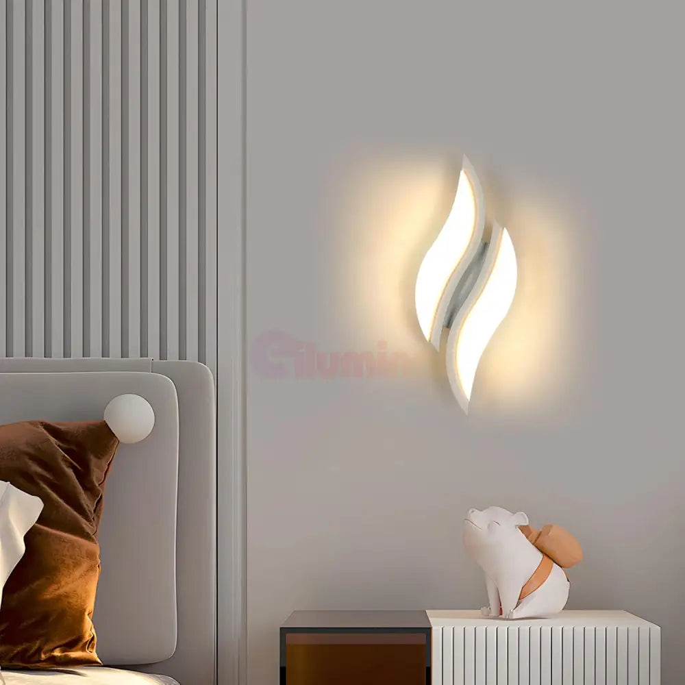 Aplica LED ASCO 8W Alba Echivalent 40W ALBA / MINIMALIST DESIGN / APLICA PERETE Wall Light Fixtures